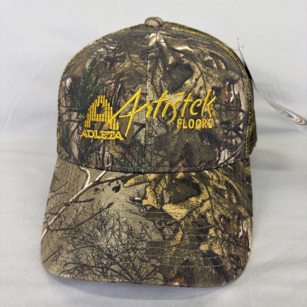 Port Authority Trucker Hat Realtree Camo Mens OSFM Brown Mesh Back Cap